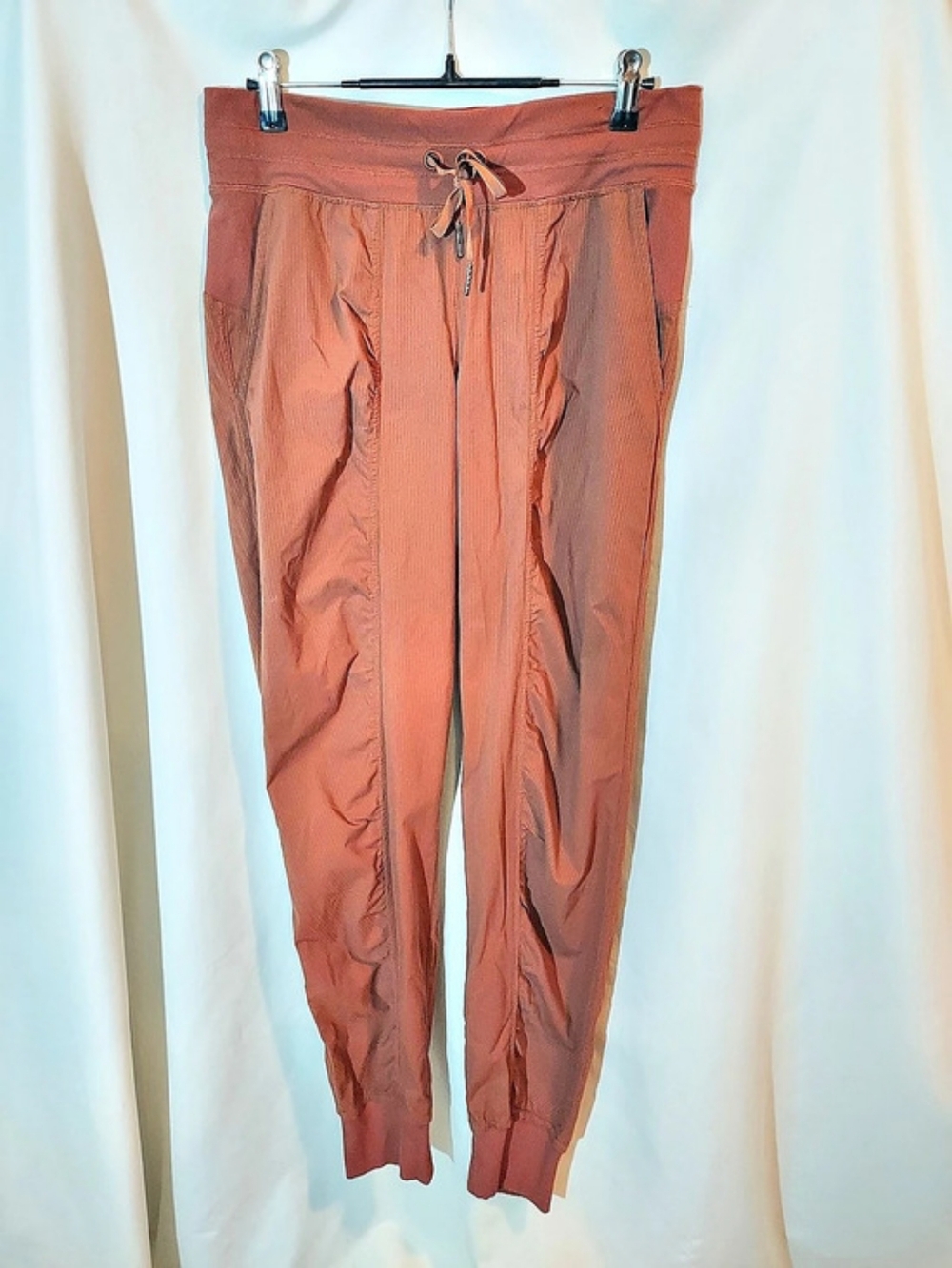 Lululemon Dance Studio Mid-Rise Jogger Ruched Terracotta Brown Size 6